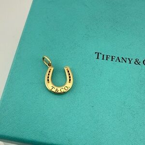 Tiffany & Co. 18k Horseshoe Charm in Yellow Gold